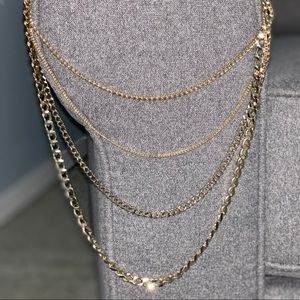 Gold Express Necklace